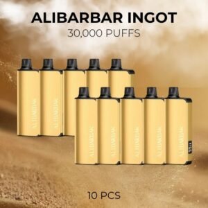 10 Pack Alibarbar Ingot Mixed Flavours 30000 Puffs