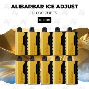 10 Pack Alibarbar Ice Adjust Mixed Flavours 12000 Puffs