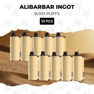 10 Pack Alibarbar Ingot Mixed Flavours 9000 Puffs