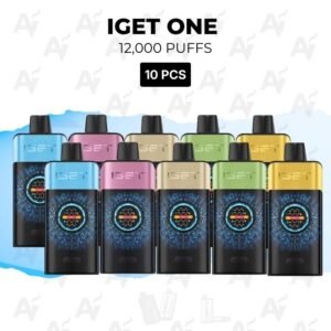10 Pack IGET One Mixed Flavours 12000 Puffs