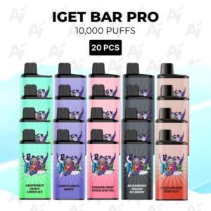 20 Pack IGET Bar Pro Mixed Flavours 10000 Puffs