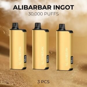 3 Pack Alibarbar Ingot Mixed Flavours 30000 Puffs