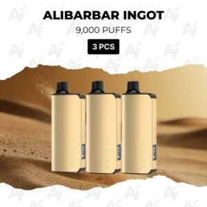 3 Pack Alibarbar Ingot Mixed Flavours 9000 Puffs