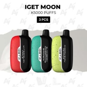 3 Pack IGET Moon 5000 Puffs