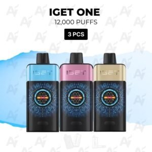 3 Pack IGET One Mixed Flavours 12000 Puffs