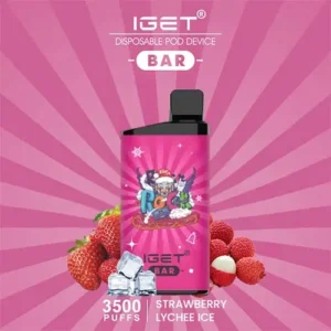 3500 puff iget bar strawberry lychee ice min 1.webp