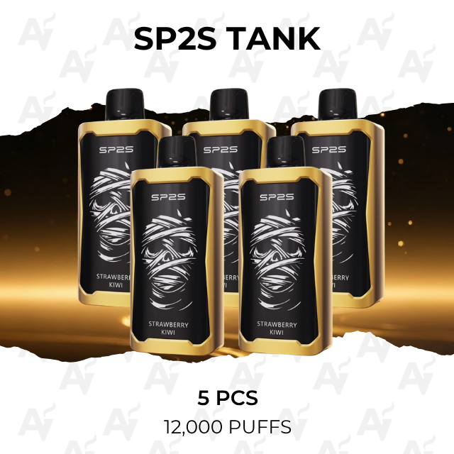 5 pack sp2s tank mixed flavours 12000 puffs 5 Pack SP2S Tank Mixed Flavours 12000 Puffs