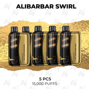 5 Pack Alibarbar Swirl Mixed Flavours 13000 Puffs