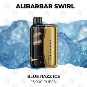 Alibarbar Swirl Blue Raspberry Ice 13000 Puffs