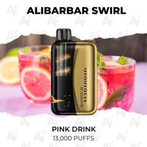 Alibarbar Swirl Pink Drink 13000 Puffs