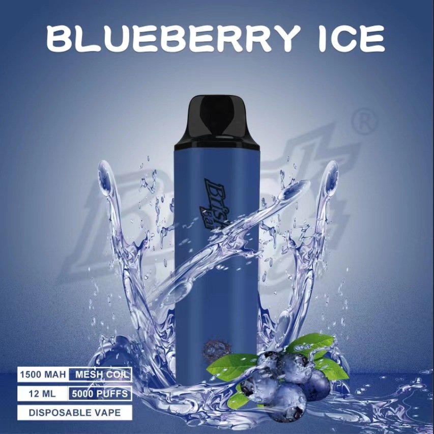 brisk bar blueberry ice 5000 puffs Brisk Bar Blueberry ICE 5000 Puffs