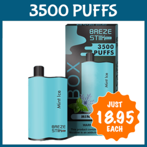 Breze Stiik Box Mint ICE 3500 Puffs
