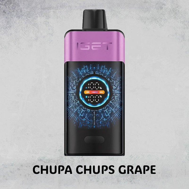 iget one chupa chups grape 12000 puffs IGET One Chupa Chups Grape 12000 Puffs