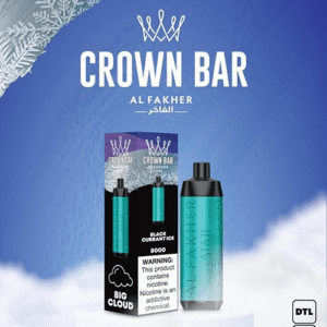 Al Fakher Crown Bar Alfakher Blackcurrant ICE 8000 Puffs