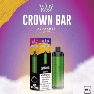 Al Fakher Crown Bar Alfakher Blue Raspberry Lemonade 8000 Puffs