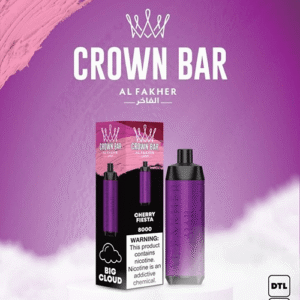 Al Fakher Crown Bar Alfakher Cherry Raspberry 8000 Puffs