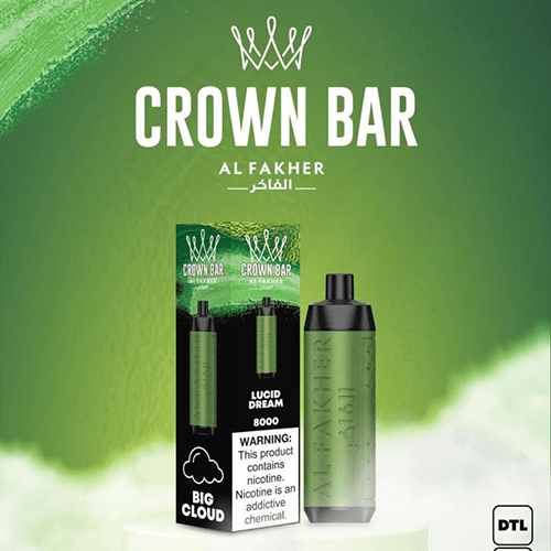 al fakher crown bar alfakher lucid dream 8000 puffs Al Fakher Crown Bar Alfakher Lucid Dream 8000 Puffs