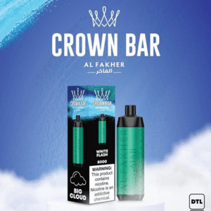 Al Fakher Crown Bar Alfakher White Flash 8000 Puffs