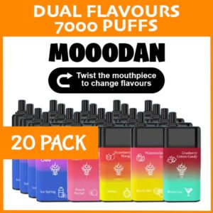 20 Pack Mooodan 7000 Puffs