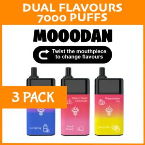 3 Pack Mooodan 7000 Puffs