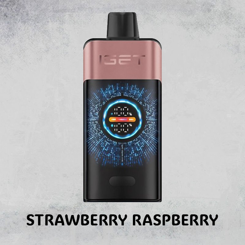 iget one strawberry raspberry 12000 puffs IGET One Strawberry Raspberry 12000 Puffs