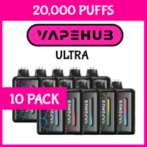 10 Pack Vapehub Ultra Mixed Flavours 20000 Puffs