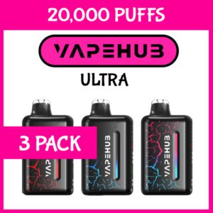 3 Pack Vapehub Ultra Mixed Flavours 20000 Puffs