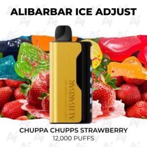 Alibarbar Ice Adjust Chuppa Chupps Strawberry 12000 Puffs