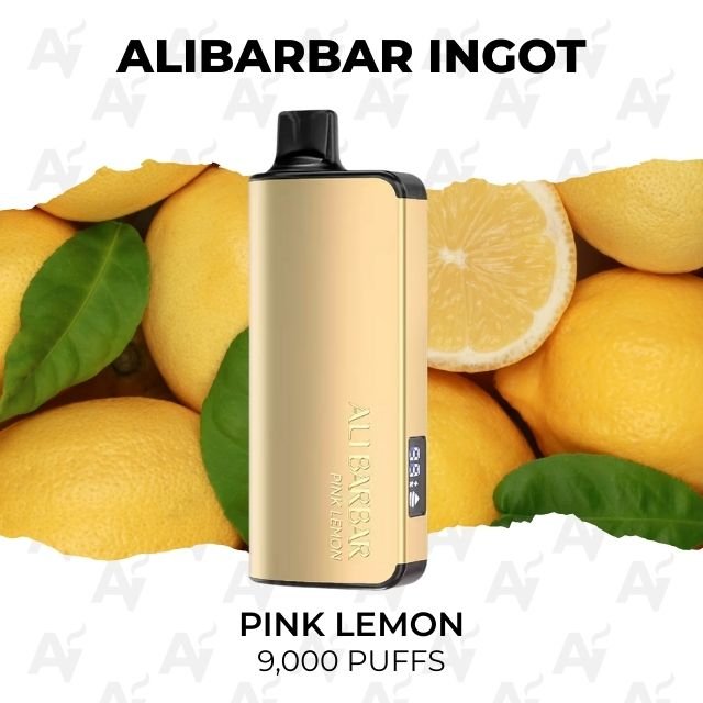 alibarbar ingot pink lemon 9000 puffs Alibarbar Ingot Pink Lemon 9000 Puffs