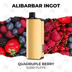 Alibarbar Ingot Quadruple Berry 9000 Puffs