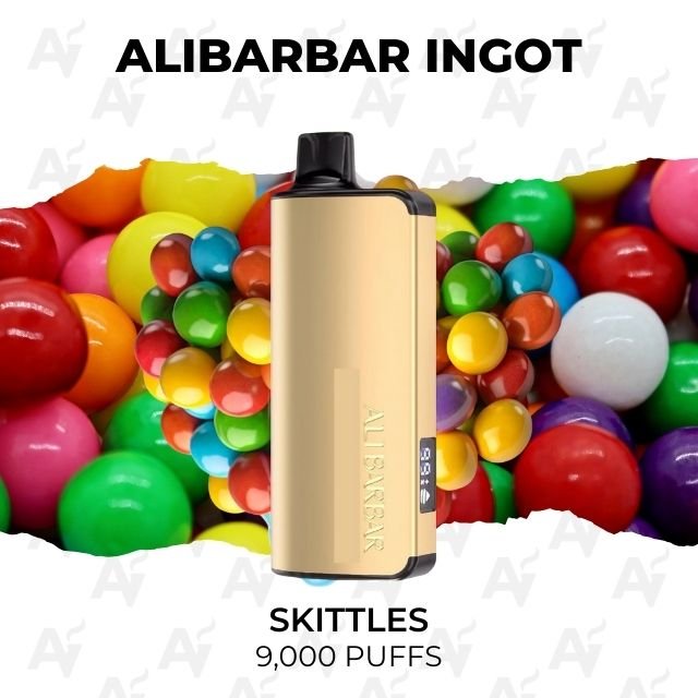 alibarbar ingot skittles 9000 puffs Alibarbar Ingot Skittles 9000 Puffs
