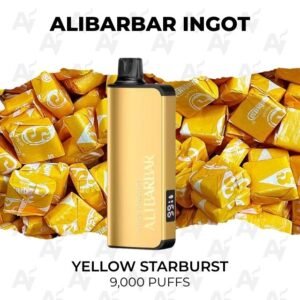 Alibarbar Ingot Yellow Starburst 9000 Puffs