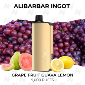 Alibarbar Ingot Grape Fruit Guava Lemon 9000 Puffs