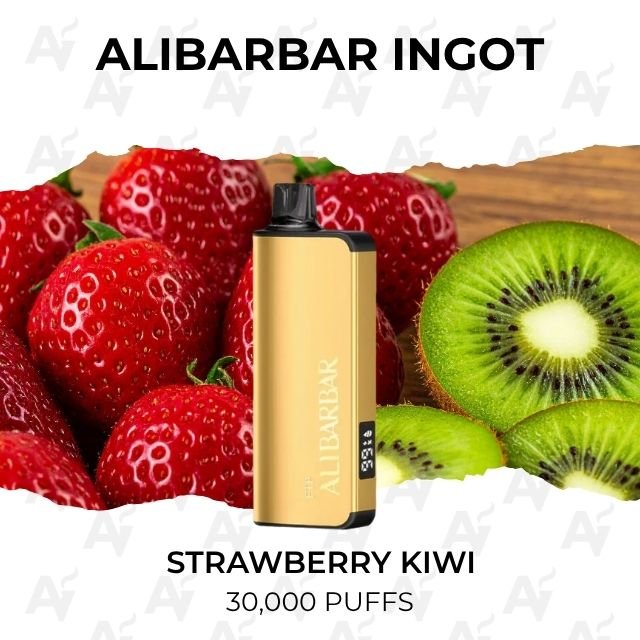 alibarbar ingot strawberry kiwi 30000 puffs Alibarbar Ingot Strawberry Kiwi 30000 Puffs