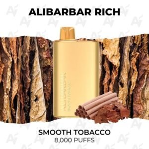 Alibarbar Rich Smooth Tobacco 8000 Puffs