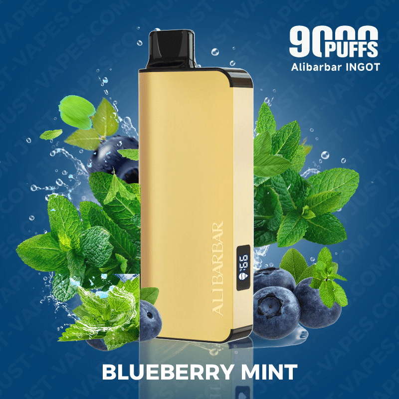 alibarbar ingot blueberry mint 9000 puffs Alibarbar Ingot Blueberry Mint 9000 Puffs