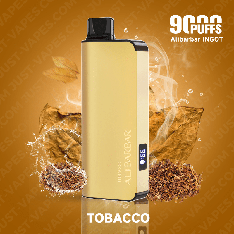 alibarbar ingot tobacco 9000 puffs Alibarbar Ingot Tobacco 9000 Puffs