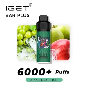 IGET Bar Plus Apple Grape ICE 6000 Puffs