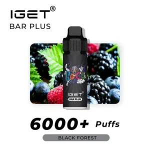 IGET Bar Plus Black Forest 6000 Puffs