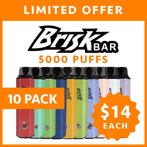 10 pack brisk bar 5000 puffs 10 Pack Brisk Bar 5000 Puffs