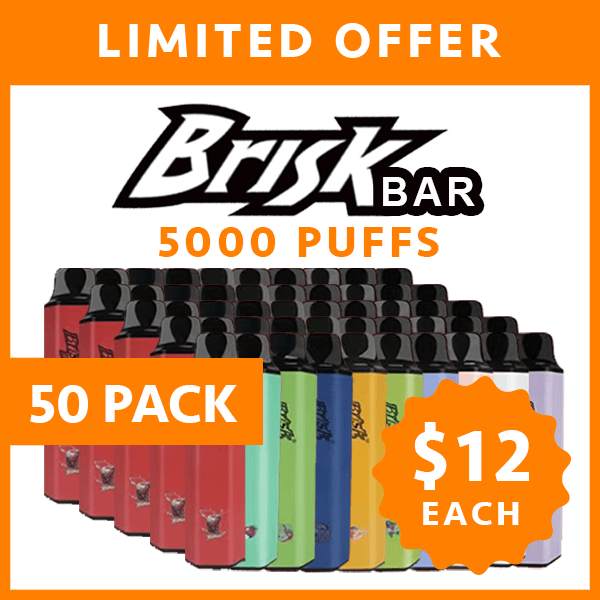 50 pack brisk bar 5000 puffs 50 Pack Brisk Bar 5000 Puffs