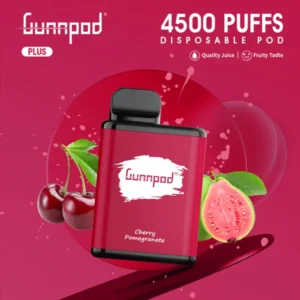 Gunnpod Plus Cherry Pomegranate ICE 4500 Puffs