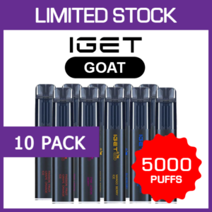 10 Pack IGET Goat 5000 Puffs