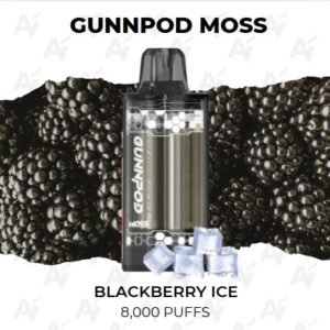 Gunnpod Moss Blackberry Ice 8000 Puffs