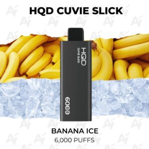 HQD Cuvie Slick Banana Ice 6000 Puffs
