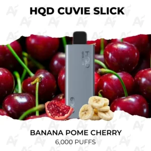 HQD Cuvie Slick Banana Pomegranate Cherry 6000 Puffs