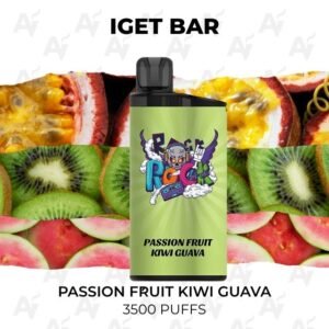 IGET Bar Passion Fruit Kiwi Guava 3500 Puffs
