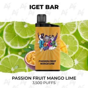 IGET Bar Passion Fruit Mango Lime 3500 Puffs