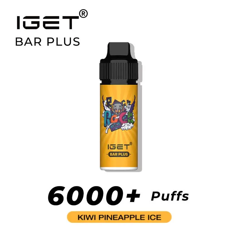 iget bar plus kiwi pineapple 6000 puffs IGET Bar Plus Kiwi Pineapple 6000 Puffs