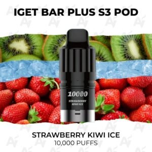 IGET Bar Plus S3 Pods Strawberry Kiwi 10000 Puffs